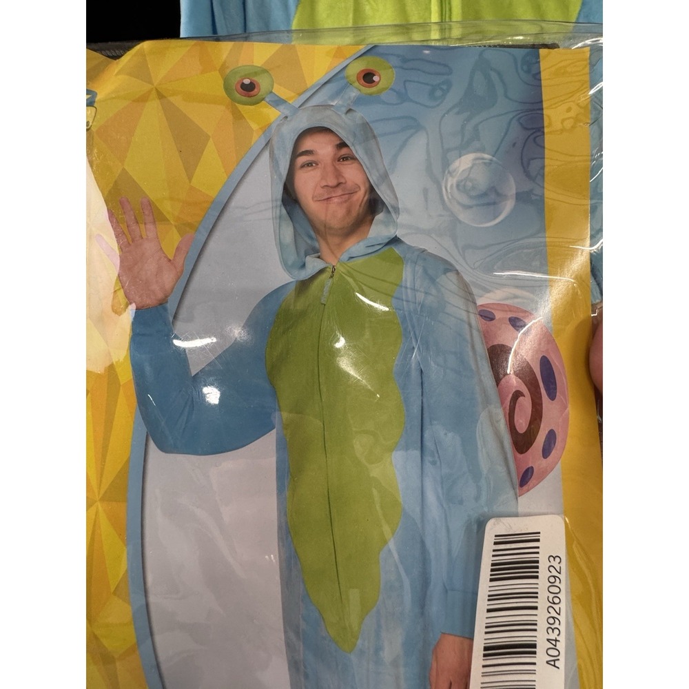 Gary the Snail Halloween Costume Adult Spongebob Squarepants XX Large Spirit 2pc - Picture 5 of 11